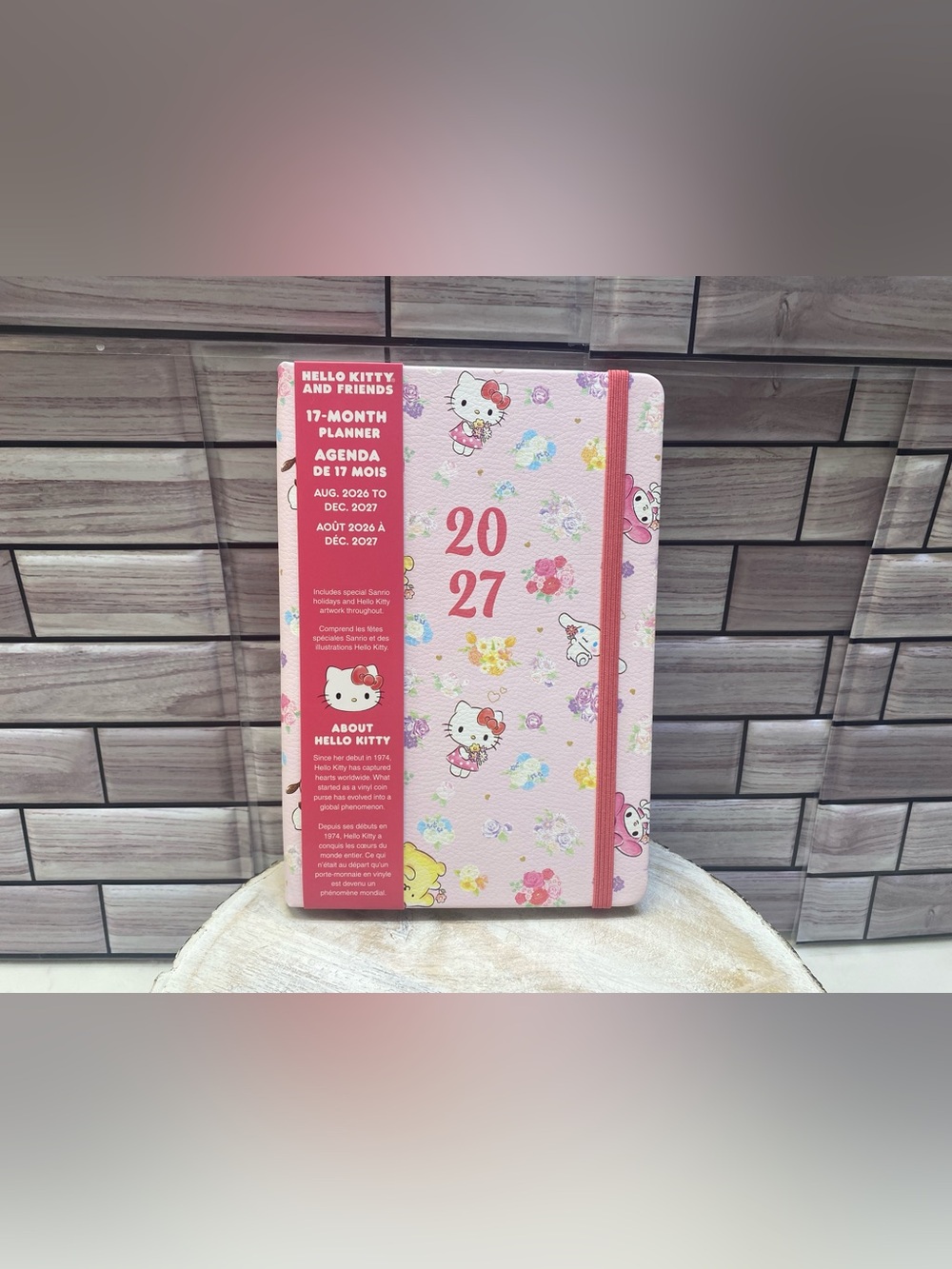 Hello Kitty & Friends ❤️ Monthly 17 months Planner Aug.2026 to Dec.2027  NEW
